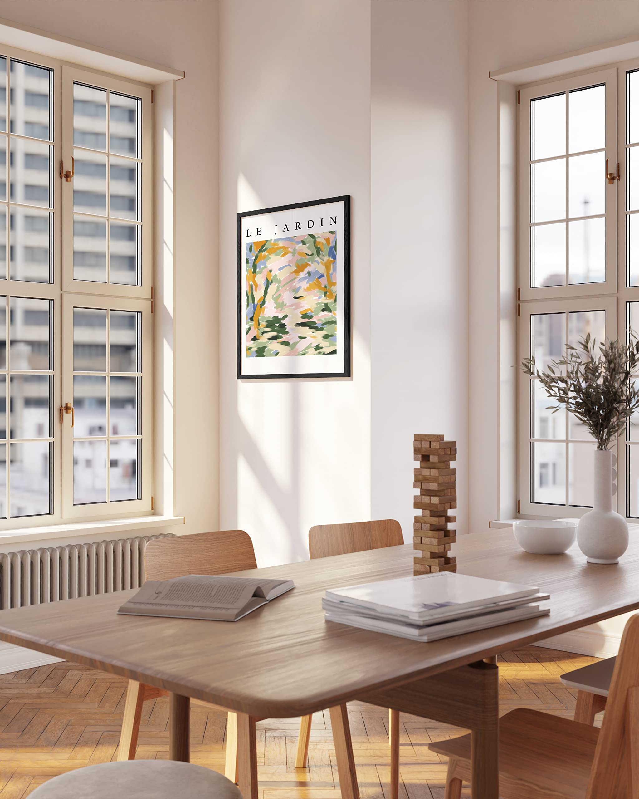 Amazon.co.jp: HAUS AND HUES 20x30 ブラックオークフレーム